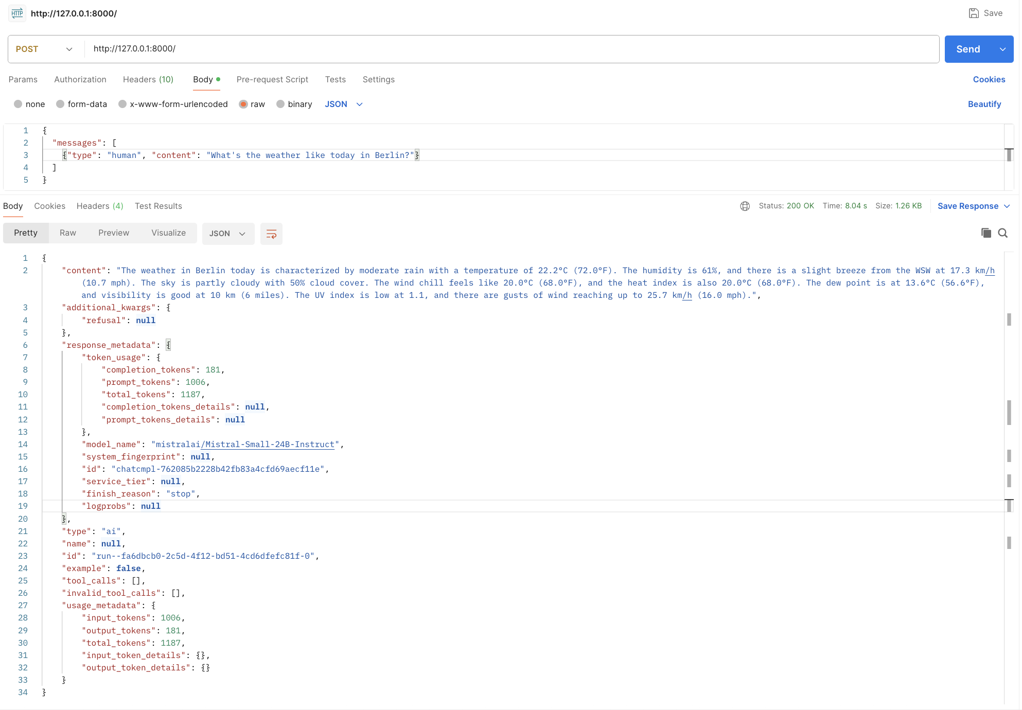 Postman API Test Example